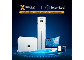 SolaX Power και Solar-Log ενταχθούν στην παροχή καλύτερης διαχείρισης ενέργειας